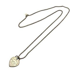 Auth TIFFANY&Co. Return to Heart - Silver Necklace